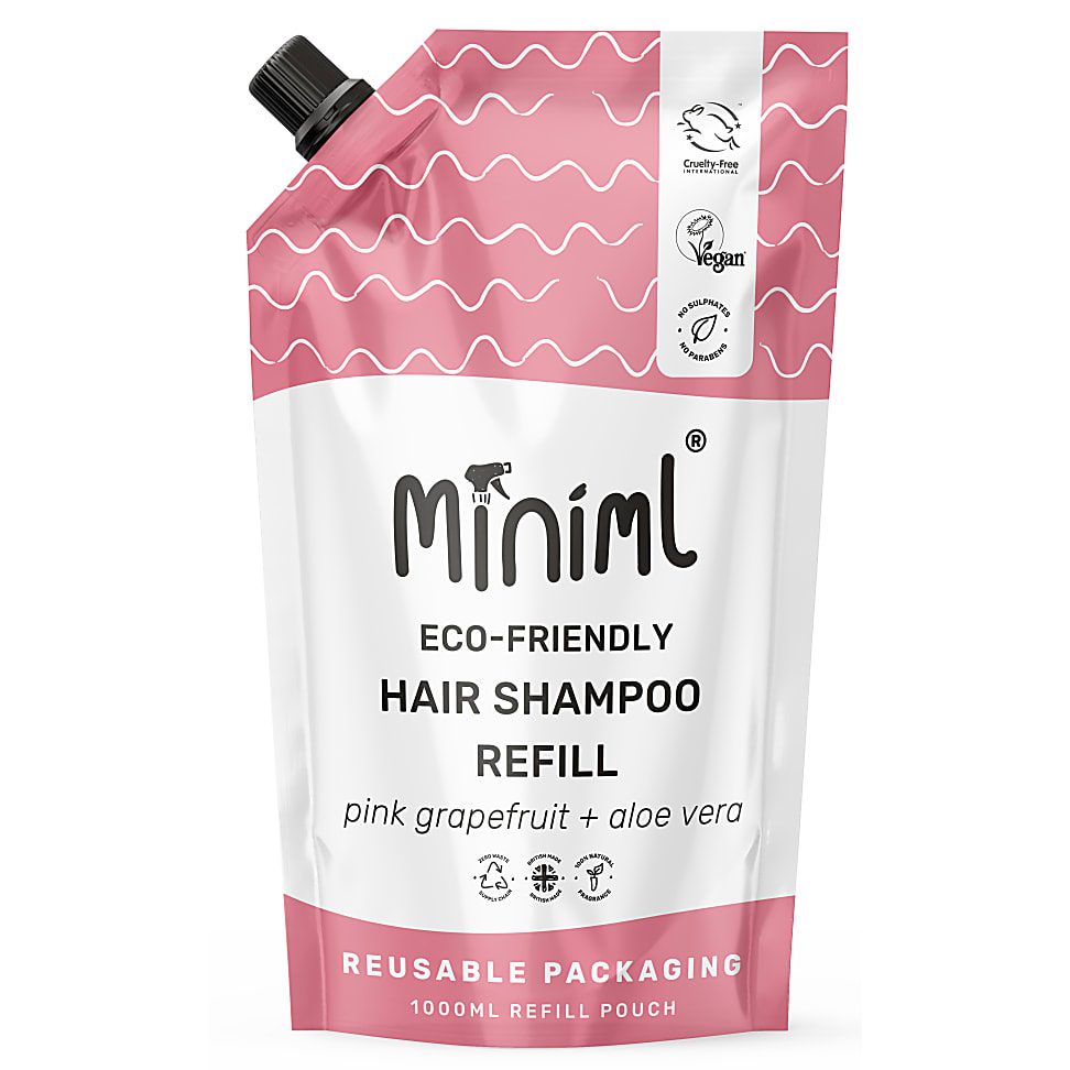 Image of Miniml Shampoo Roze Grapefruit & Aloë Vera - 1L Refill