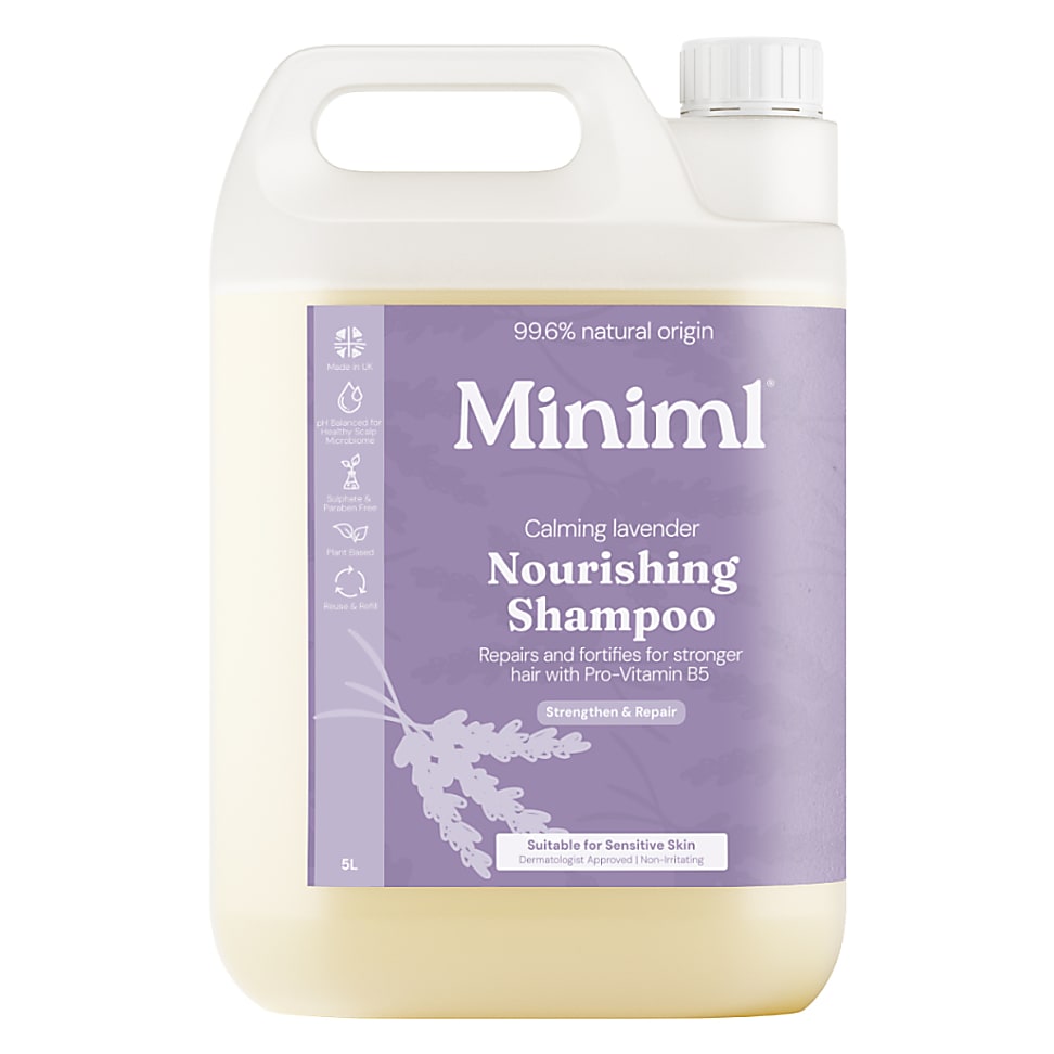 Image of Miniml Nourish & Repair Shampoo Engelse Lavendel & Kamille - 5L Refill