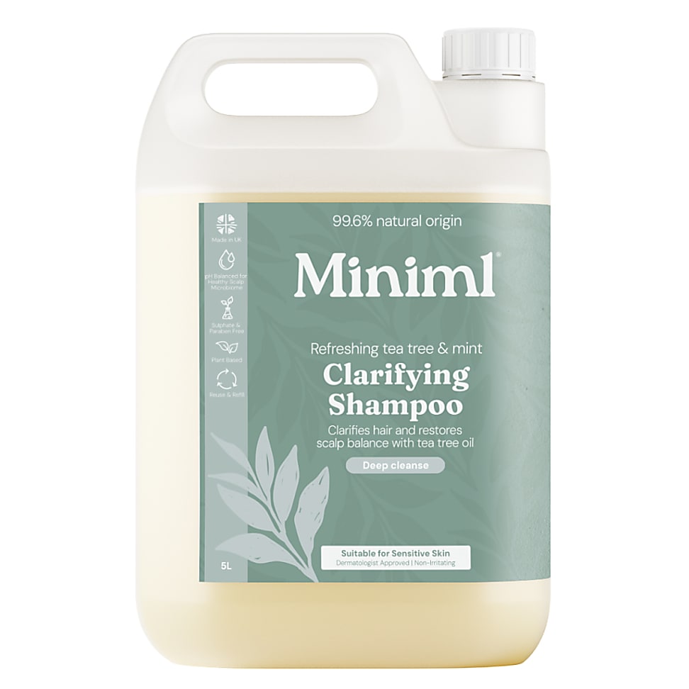 Image of Miniml Cleansing Shampoo Tea Tree & Munt - 5L Refill