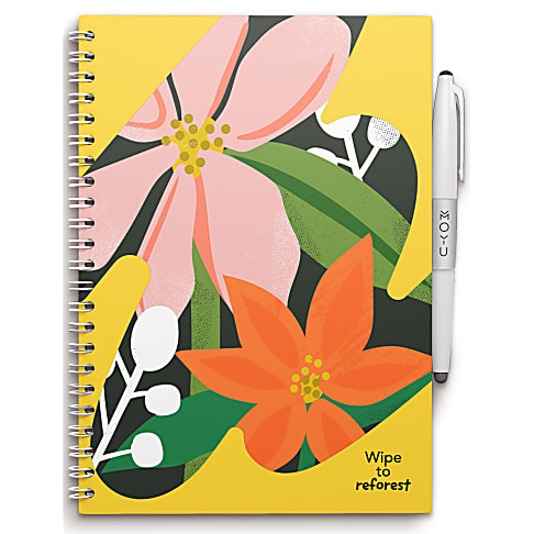 MOYU Uitwisbaar Notitieboek A5 - Flower Vibes