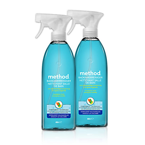 Method Badkamerreiniger Spray - Munt Eucalyptus DUO verpakking
