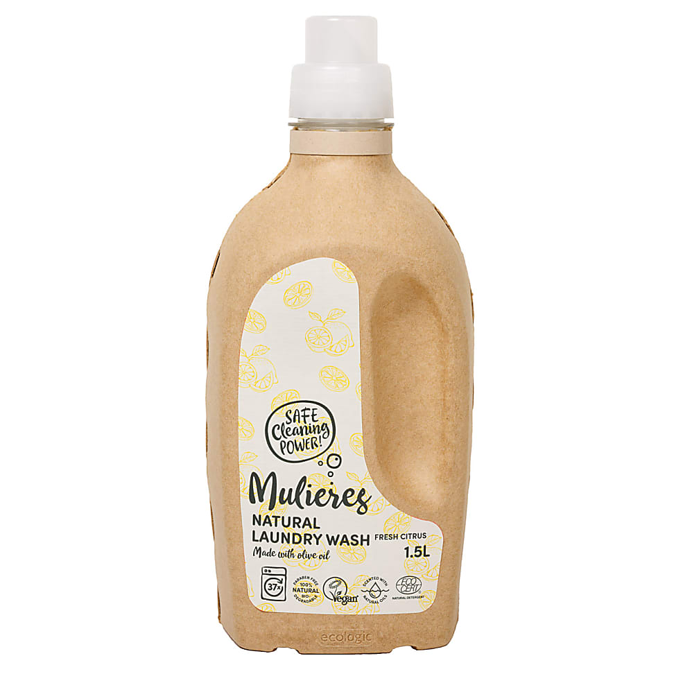 Image of Mulieres Natuurlijk vloeibaar wasmiddel - Fresh Citrus 1.5L 37 was...