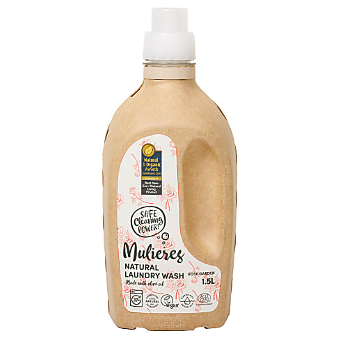 Mulieres Natuurlijk vloeibaar wasmiddel - Rose Garden 1.5L (37 wasbeurten)