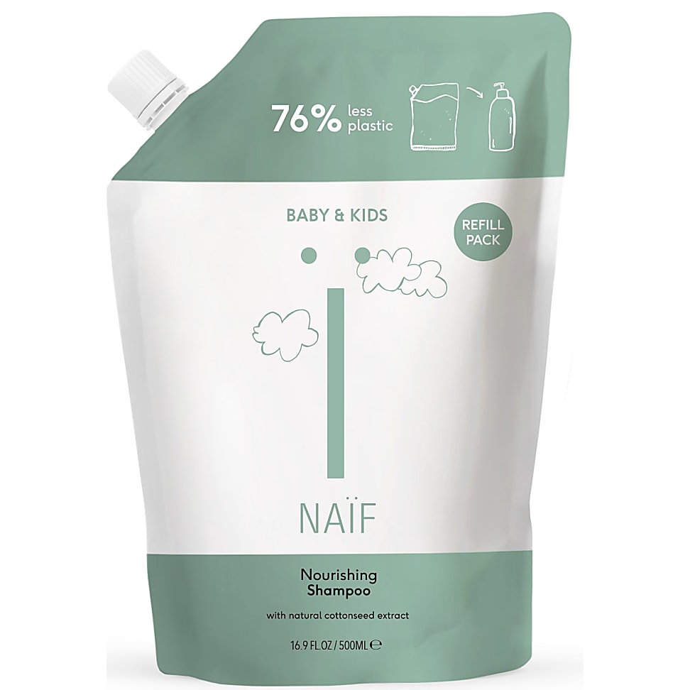 Image of Naïf Voedende Shampoo voor Baby & Kids Navulverpakking