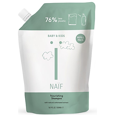 Naïf Voedende Shampoo voor Baby & Kids Navulverpakking