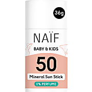 Naïf Zonnebrand Stick Baby & Kids SPF50 Parfumvrij 26gr