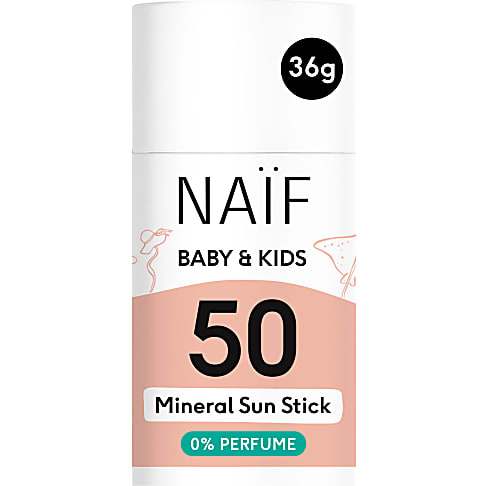 Naïf Zonnebrand Stick Baby & Kids SPF50 Parfumvrij