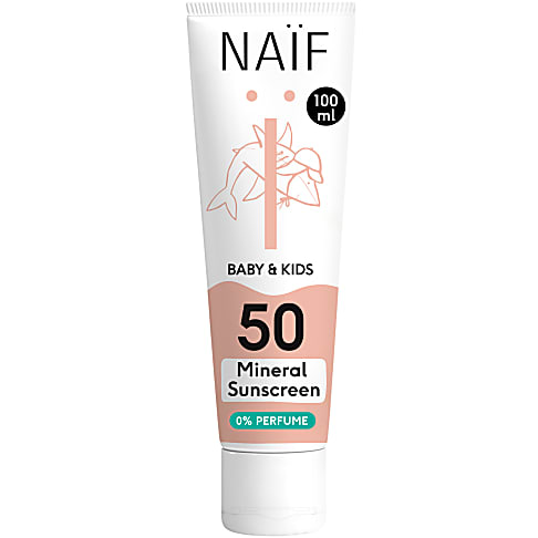 Naïf Zonnebrandcrème Baby & Kids SPF50 Parfumvrij 100ml