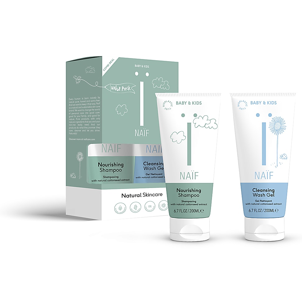 Image of Naïf Shampoo & Wasgel Baby & Kids