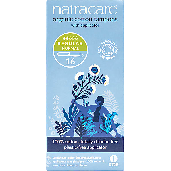 Image of Natracare Tampons van Biologisch Katoen met Applicator - Regular R...