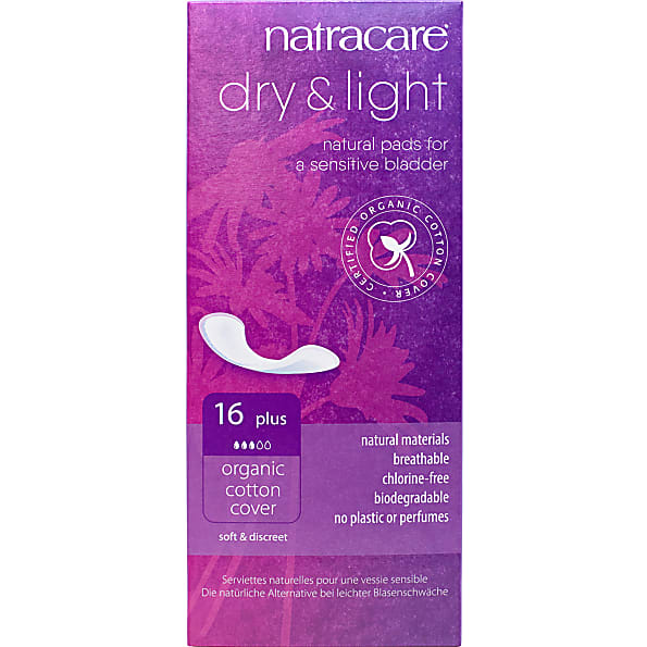 Image of Natracare Dry & Light Incontinentie pads - Plus