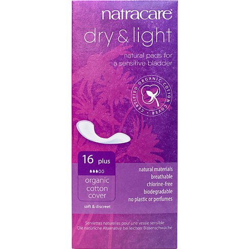 Natracare Dry & Light Incontinentie pads - Plus
