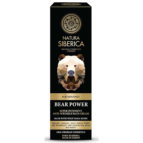 Natura Siberica Men Anti-Rimpel Gezichtscrème - Bear Power