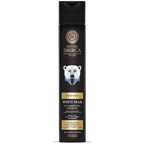 Natura Siberica Men Douchegel - White Bear