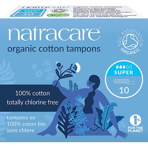 Natracare Tampons van Biologisch Katoen - Super