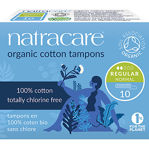 Natracare Tampons van Biologisch Katoen - Regular Regular 10 782126181039