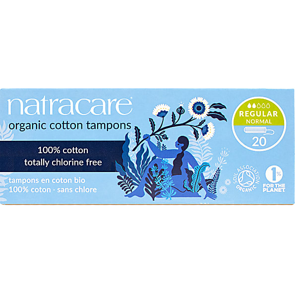 Image of Natracare Tampons van Biologisch Katoen - Regular Regular 20