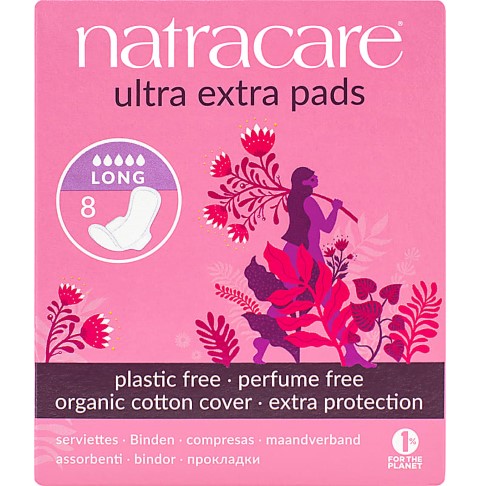 Natracare Maandverband Ultra Extra - Long