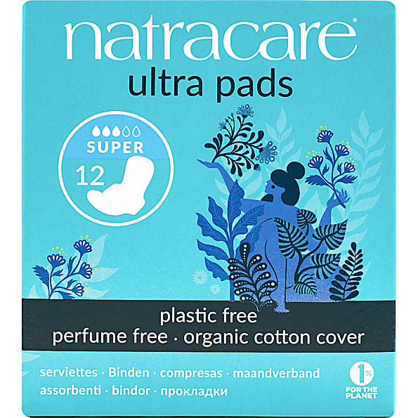 Image of Natracare Maandverband Ultra Super Super with Wings 12
