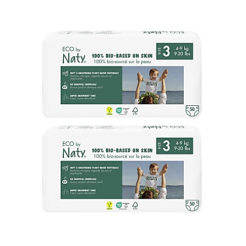 Naty Luiers: Maat 3 (4-9 kg) 2x50 stuks