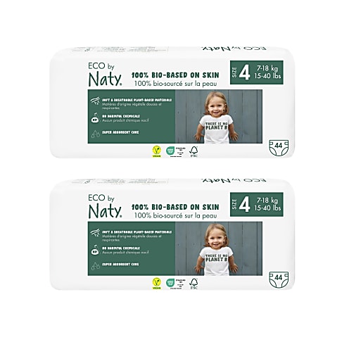 Naty Luiers: Maat 4 (7-18 kg) 2x44 stuks