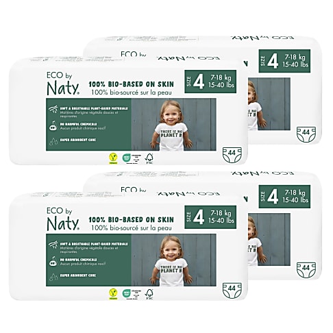 Naty Luiers: Maat 4 (7-18 kg) 4x44 stuks