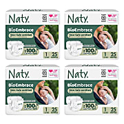 Naty Luiers: Maat 1 (2-5 kg) 4x25 stuks
