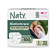 Naty Luiers: Maat 1 (2-5 kg) 25 stuks