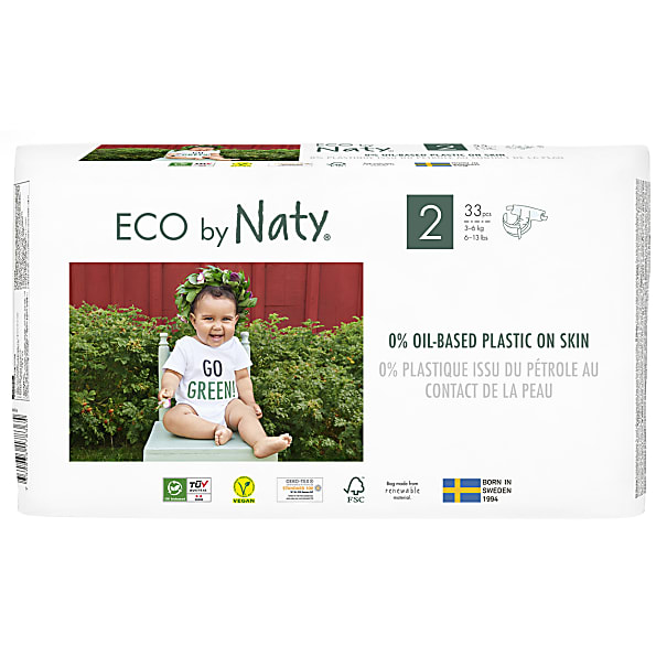 gesloten Scharnier uitdrukken Naty Luiers maat 2 (3-6 kg) 33 stuks | Big Green Smile
