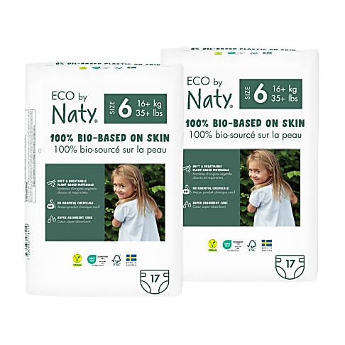 Naty Luiers: Maat 6 (16+ kg) 2x17 stuks