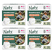 Naty Luierbroekjes: Maat 4 Maxi/Maxi Plus (8-15 kg) 4x22 stuks