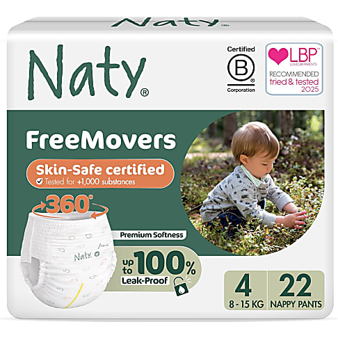 Naty Luierbroekjes: Maat 4 Maxi/Maxi Plus (8-15 kg) 22 stuks