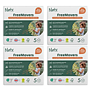 Naty Luierbroekjes: Maat 5 Junior (12-18 kg) 4x20 stuks