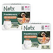 Naty Luierbroekjes: Maat 6 X-Large (16+ kg) 2x18 stuks