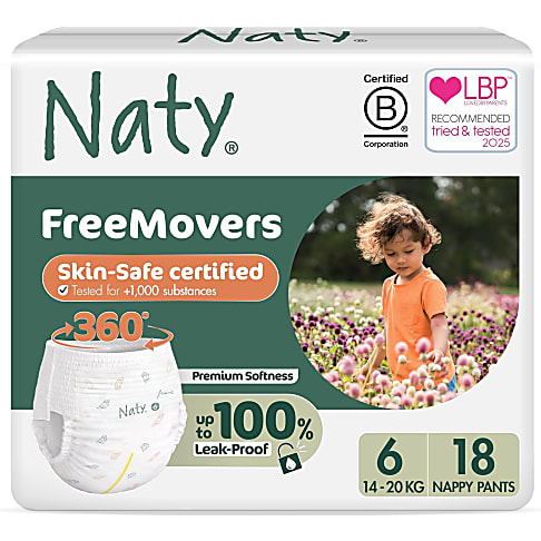 Naty Luierbroekjes: Maat 6 X-Large (16+ kg) 18 stuks