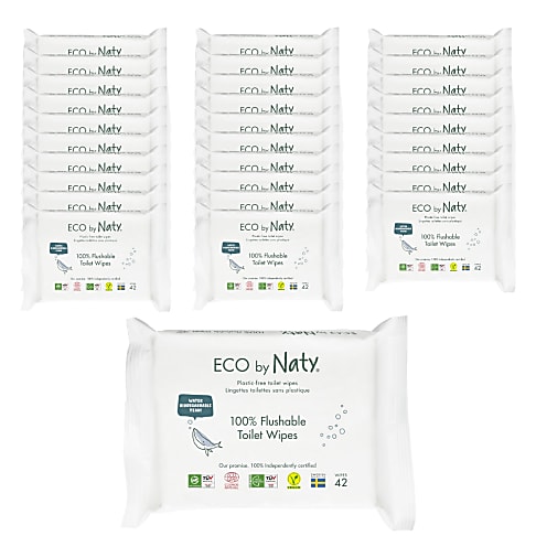 Naty Eco Doekjes - voor toilet training (gevoelige huid) 30x42 stuks