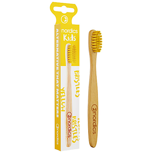 Nordics Bamboo Kids Tandenborstel Geel