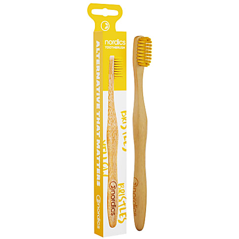 Nordics Bamboo Tandenborstel Geel