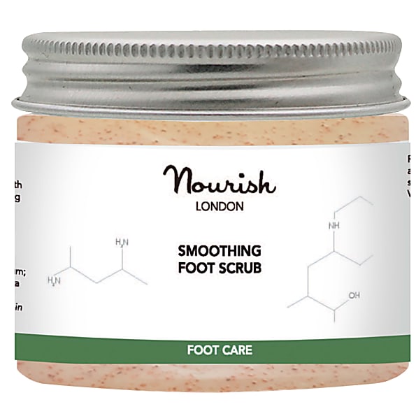 Nourish London Smoothing Voetenscrub - Pepermunt & Eucalyptus 609613808128