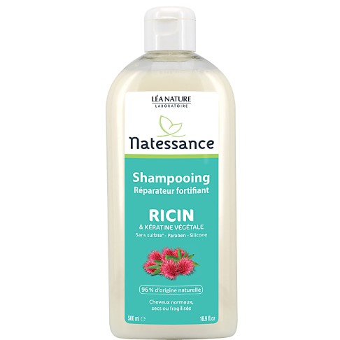 Natessance - shampoo (ricinusolie en plantaardige keratine)