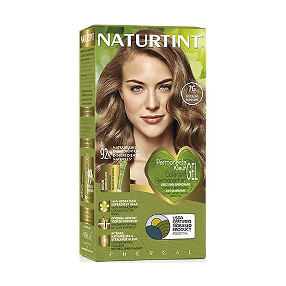 moeilijk Vergelding hangen Naturtint Permanente Haarverf 7G Goud Blond | BigGreenSmile