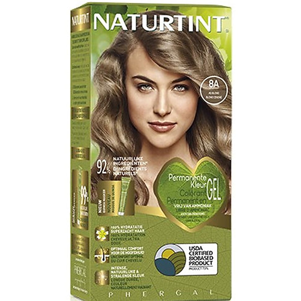 Image of Naturtint Permanente Haarverf 8A As Blond