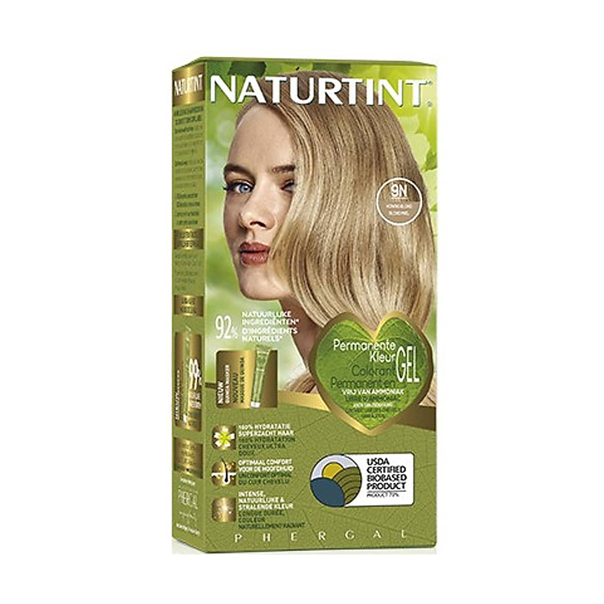 Pennenvriend roddel Dwang Naturtint Permanente Haarverf 9N Honing Blond | BigGreenSmile