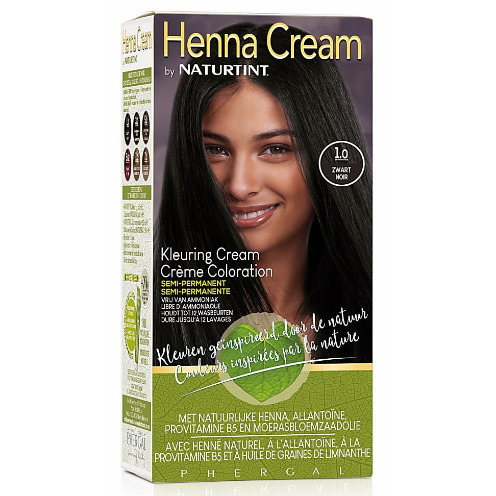 Image of Naturtint Henna Cream 1.0 Zwart