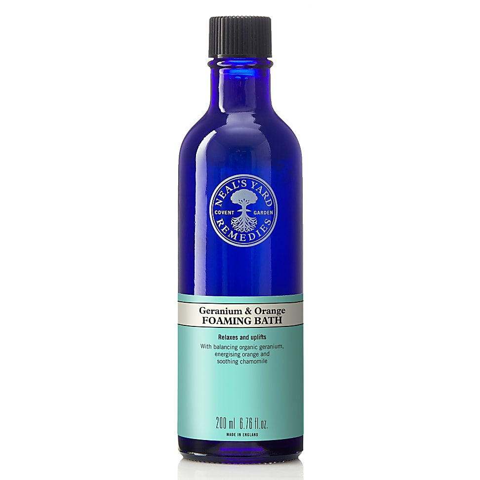 Image of Neal's Yard Remedies Geranium & Sinaasappel Schuimend Bad