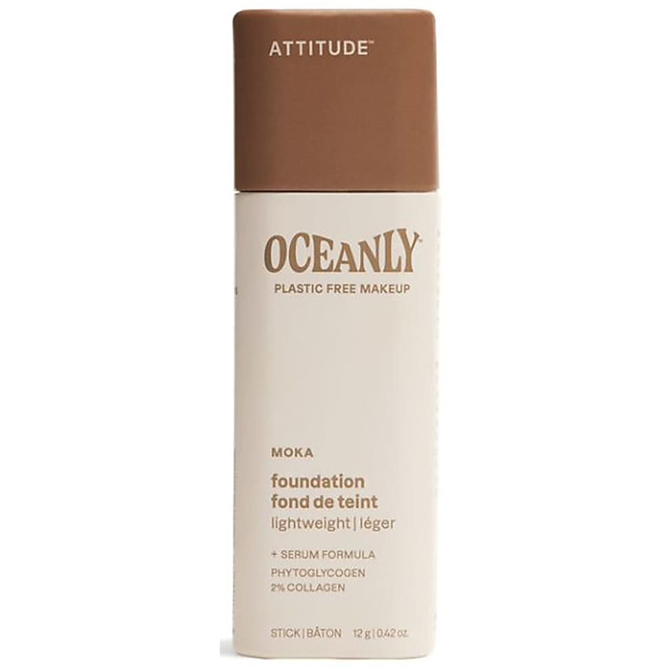 Image of Attitude Oceanly Light Coverage Foundation - Moka