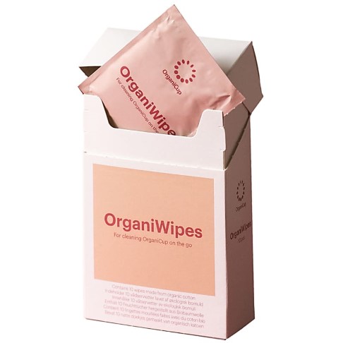 OrganiCup OrganiWipes - 10 pack