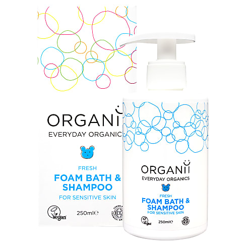 Organii Fresh Foam Bad & Shampoo (Gevoelige Huid)