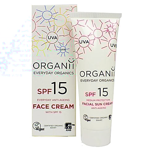 Organii Anti-aging Gezichtszonnebrandcrème SPF15