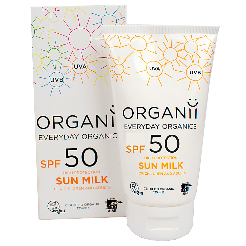 Organii SPF50 Sun Milk 5060358111006